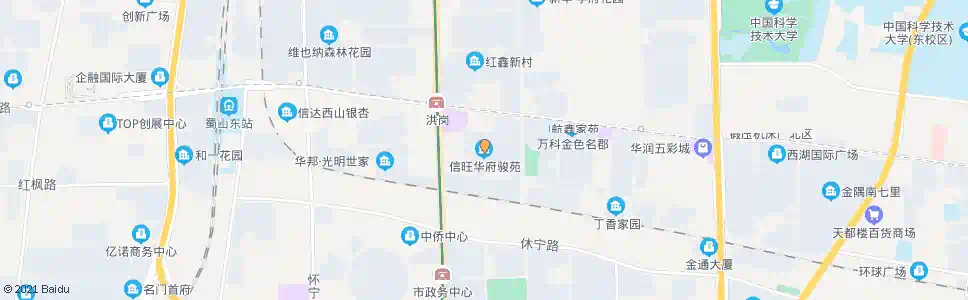 合肥信旺华府骏苑_公交站地图_合肥公交_妙搜公交查询2025