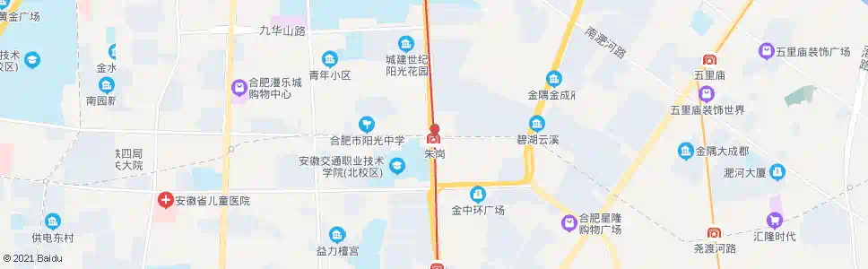 合肥合家福购物广场_公交站地图_合肥公交_妙搜公交查询2025