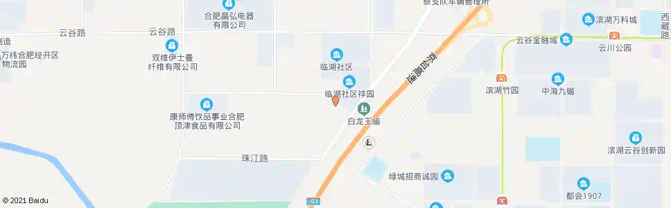 合肥临湖祥园_公交站地图_合肥公交_妙搜公交查询2025