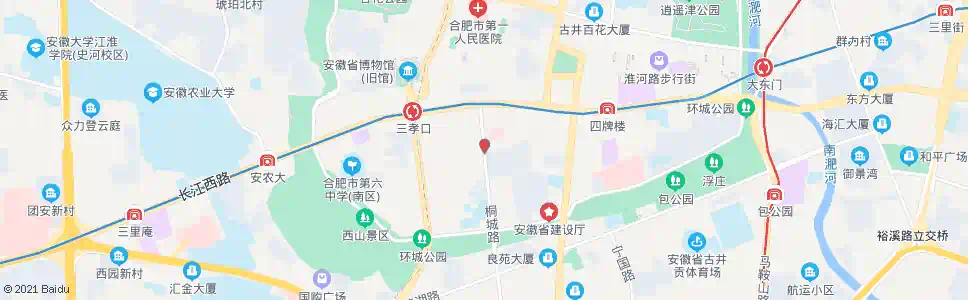 合肥长江饭店_公交站地图_合肥公交_妙搜公交查询2025