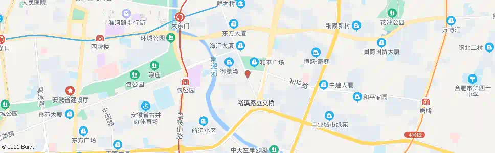 合肥三十八中和平校区_公交站地图_合肥公交_妙搜公交查询2025