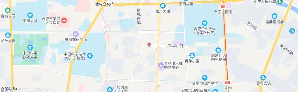 合肥九华山路站_公交站地图_合肥公交_妙搜公交查询2025