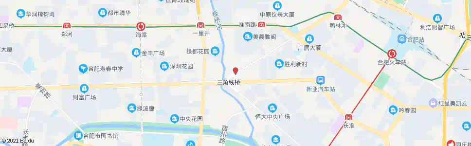合肥停靠站(嘉山路新蚌埠路口)_公交站地图_合肥公交_妙搜公交查询2025