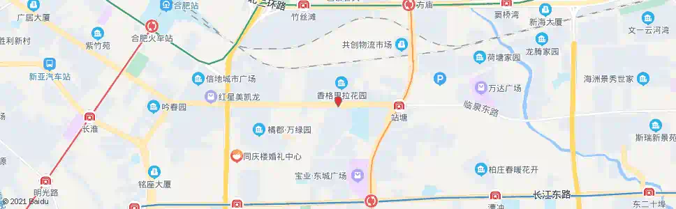 合肥合家福购物街_公交站地图_合肥公交_妙搜公交查询2025
