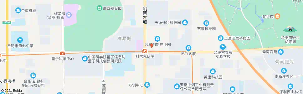 合肥高新区管委会_公交站地图_合肥公交_妙搜公交查询2025