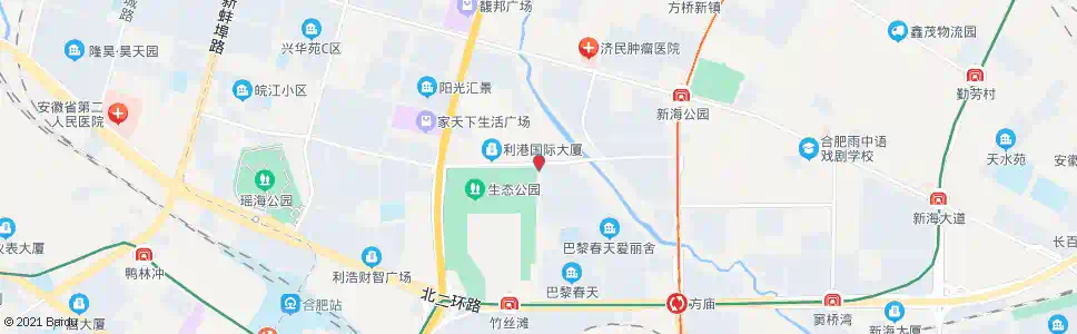合肥芦岭路_公交站地图_合肥公交_妙搜公交查询2025