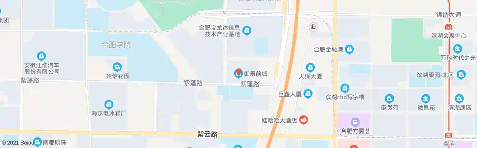 合肥御景前城_公交站地图_合肥公交_妙搜公交查询2025