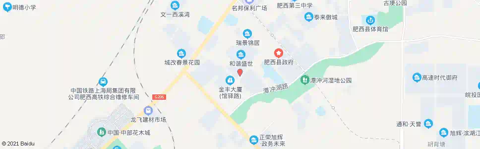 合肥肥西党校_公交站地图_合肥公交_妙搜公交查询2025