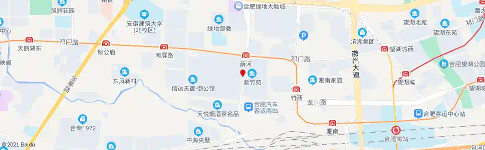 合肥停靠站路(宿松路龙图路口)_公交站地图_合肥公交_妙搜公交查询2025