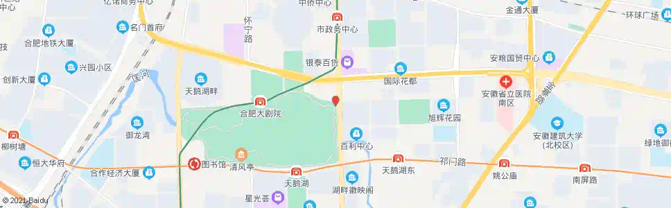 合肥蔚蓝商务港_公交站地图_合肥公交_妙搜公交查询2025