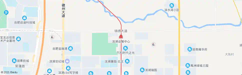 合肥滨湖会展中心_公交站地图_合肥公交_妙搜公交查询2025