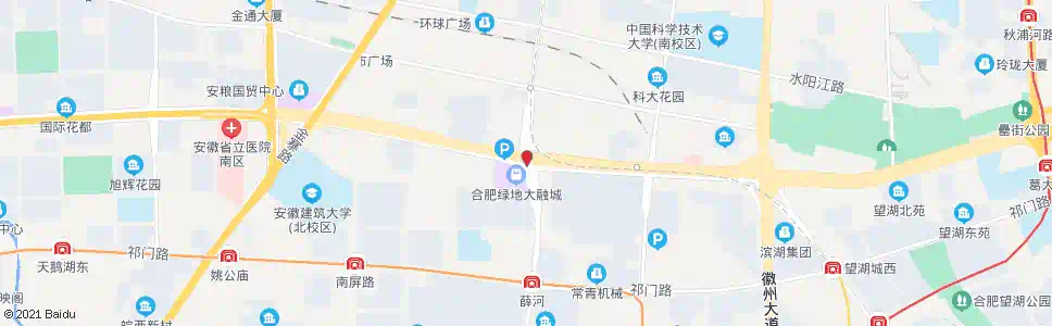 合肥张小郢_公交站地图_合肥公交_妙搜公交查询2025
