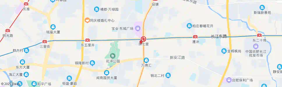 合肥长途汽车站东_公交站地图_合肥公交_妙搜公交查询2025