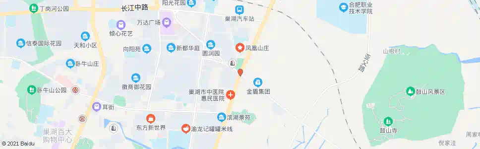 合肥长江路口(裕溪路长江路口)_公交站地图_合肥公交_妙搜公交查询2025