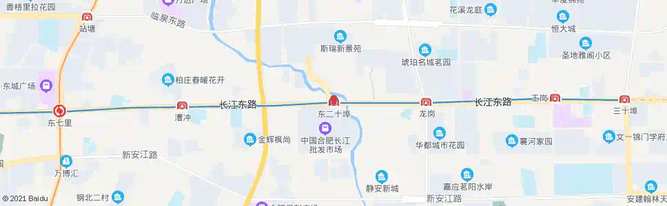 合肥东二十埠_公交站地图_合肥公交_妙搜公交查询2025