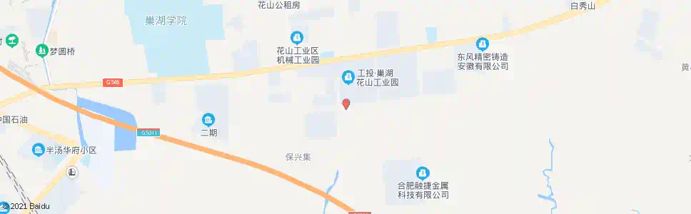 合肥花山工业园_公交站地图_合肥公交_妙搜公交查询2025