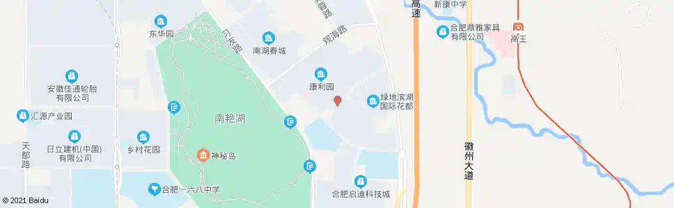 合肥停靠站(滨湖时光北门)_公交站地图_合肥公交_妙搜公交查询2025