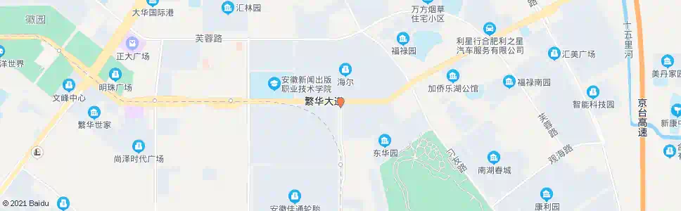 合肥范小郢_公交站地图_合肥公交_妙搜公交查询2025