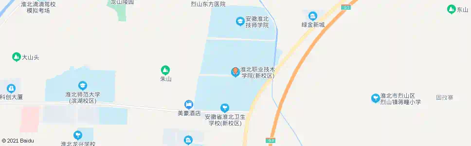 淮北职业技术学院_公交站地图_淮北公交_妙搜公交查询2025