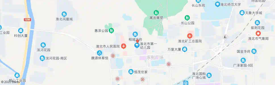 淮北市一小_公交站地图_淮北公交_妙搜公交查询2025