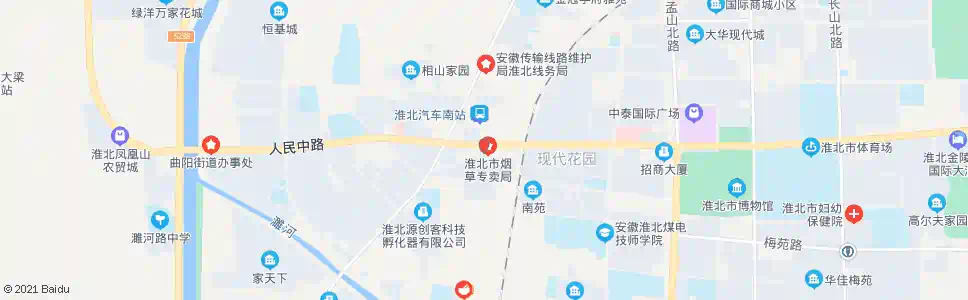 淮北烟草公司_公交站地图_淮北公交_妙搜公交查询2025