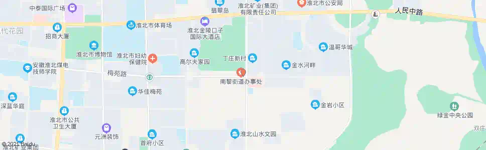 淮北人民路办事处_公交站地图_淮北公交_妙搜公交查询2025