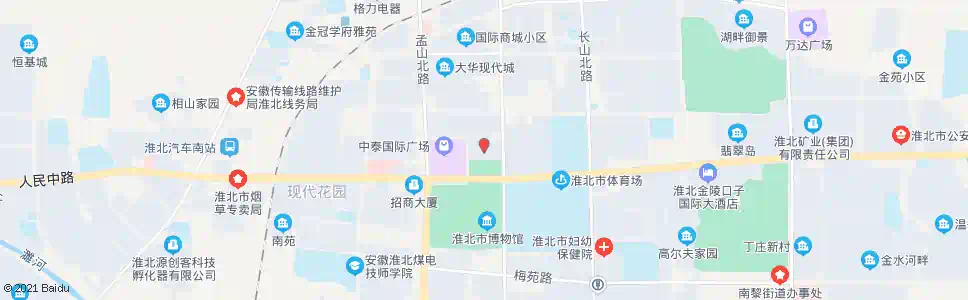 淮北市政府_公交站地图_淮北公交_妙搜公交查询2025