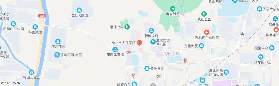 淮北相山区医院_公交站地图_淮北公交_妙搜公交查询2025