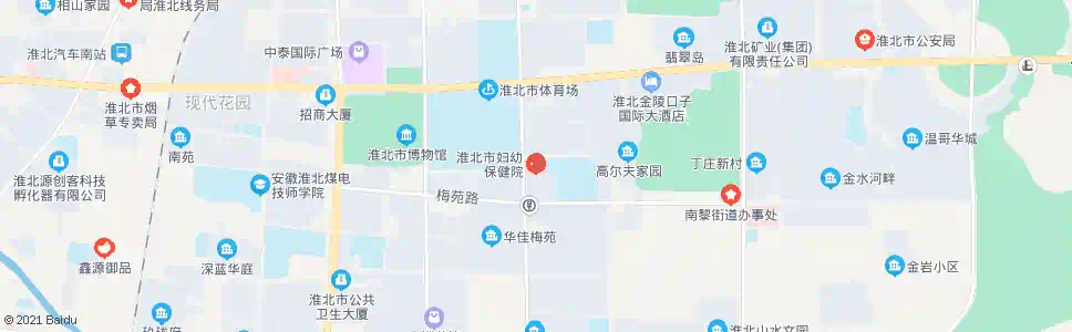 淮北妇幼中心_公交站地图_淮北公交_妙搜公交查询2025