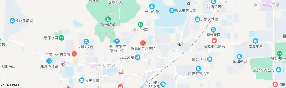 淮北矿医院_公交站地图_淮北公交_妙搜公交查询2025