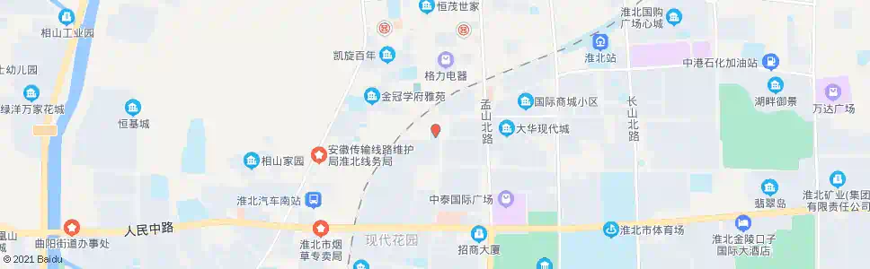 淮北翠峰路小学_公交站地图_淮北公交_妙搜公交查询2025