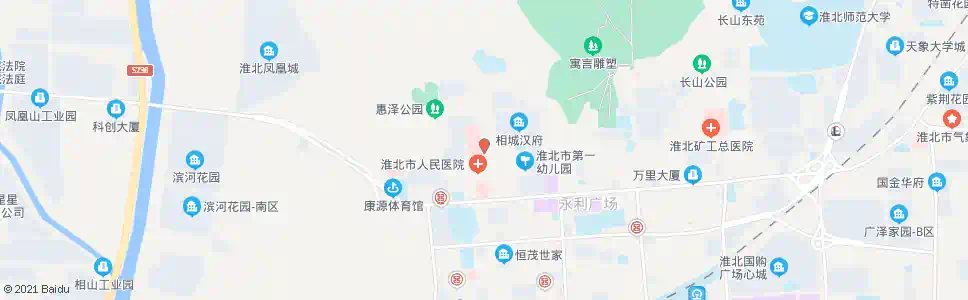 淮北北山巷_公交站地图_淮北公交_妙搜公交查询2025
