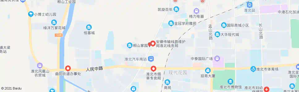 淮北渠沟花鸟市场_公交站地图_淮北公交_妙搜公交查询2025