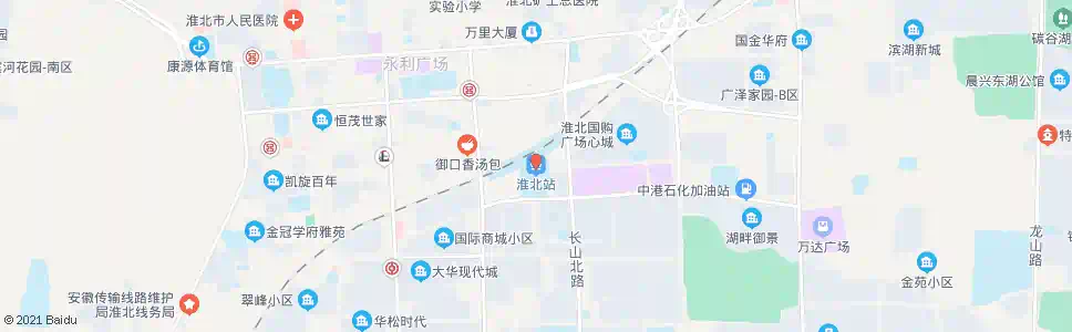 淮北火车站_公交站地图_淮北公交_妙搜公交查询2025