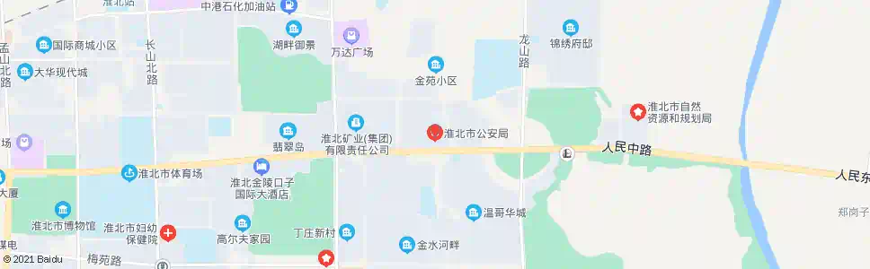淮北公安局_公交站地图_淮北公交_妙搜公交查询2025