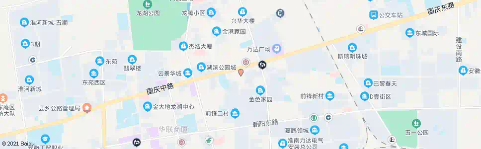 淮南城东汽车站_公交站地图_淮南公交_妙搜公交查询2025