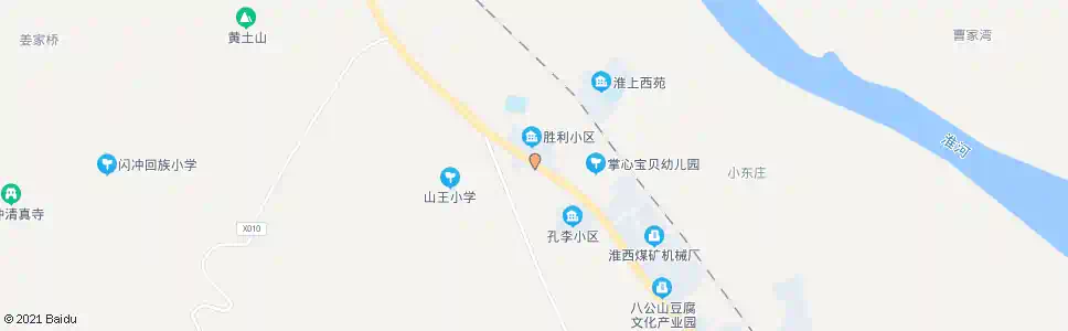 淮南山王_公交站地图_淮南公交_妙搜公交查询2025