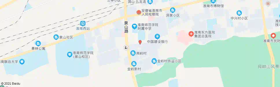 淮南金家岭_公交站地图_淮南公交_妙搜公交查询2025