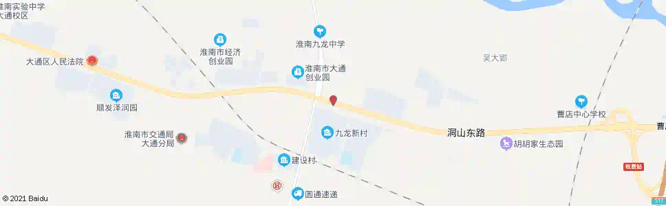淮南九龙新村_公交站地图_淮南公交_妙搜公交查询2025