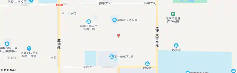 淮南三和粮站_公交站地图_淮南公交_妙搜公交查询2025