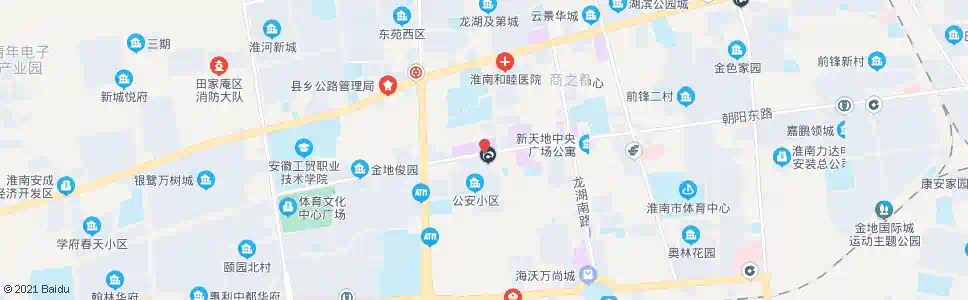 淮南朝阳村_公交站地图_淮南公交_妙搜公交查询2025