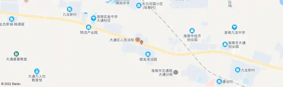 淮南泽润园_公交站地图_淮南公交_妙搜公交查询2025
