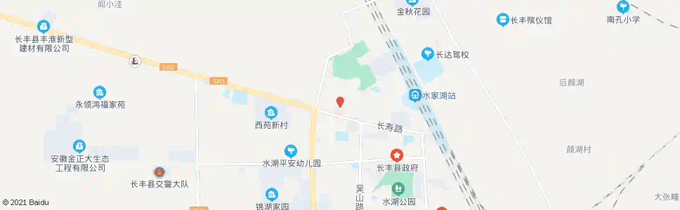 淮南长丰县医院_公交站地图_淮南公交_妙搜公交查询2025