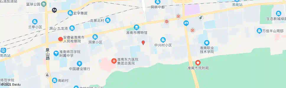 淮南刘家山路_公交站地图_淮南公交_妙搜公交查询2025