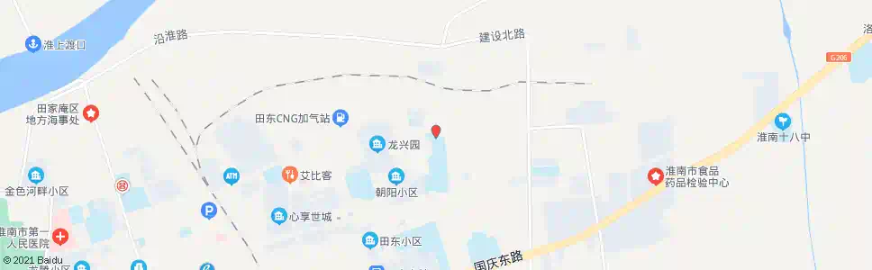 淮南平安驾校_公交站地图_淮南公交_妙搜公交查询2025