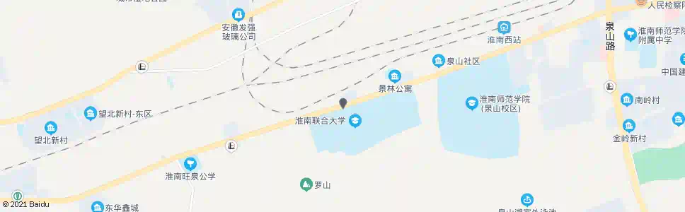 淮南车辆段_公交站地图_淮南公交_妙搜公交查询2025
