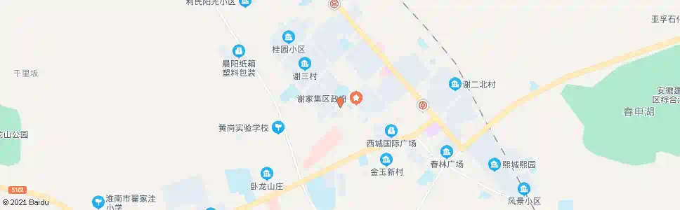 淮南毛家饭店(芳草园)_公交站地图_淮南公交_妙搜公交查询2025
