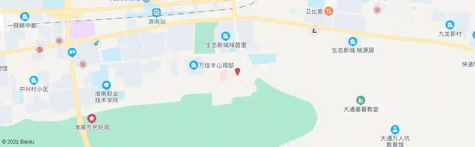 淮南市防疫站_公交站地图_淮南公交_妙搜公交查询2025