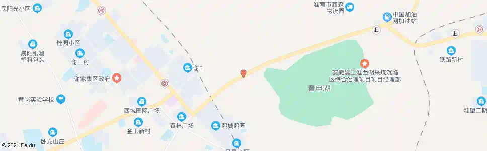 淮南夏郢孜_公交站地图_淮南公交_妙搜公交查询2025