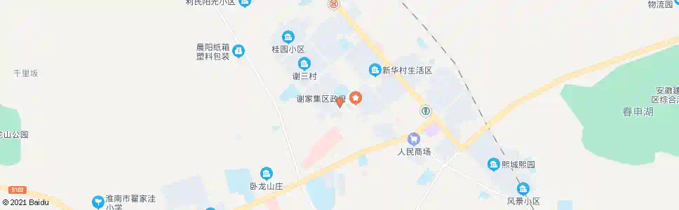 淮南毛家饭店_公交站地图_淮南公交_妙搜公交查询2025